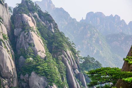 natural mountain sceneryの写真素材