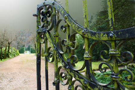 ancient, iron, the forged gatesの写真素材