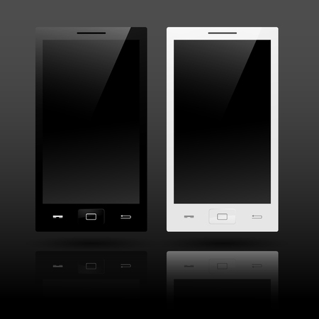 Smart phones backgroundのイラスト素材