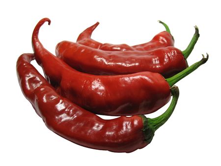 Red pepper presents itself excellent design  image which can illustrate ensemble of the things as from vegitibles and finishing human relationsの写真素材