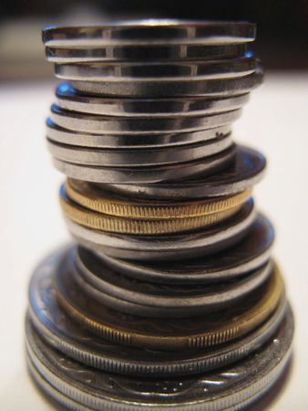 Coins is the symbol of the money and trade already much ages and are hitherto used as facility of the paymentの写真素材