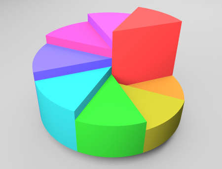 diagrams and graphs graphically show dynamics of the growingの写真素材