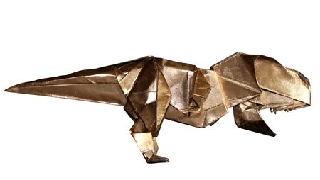 Origami traditional Japanese art make figure from paper.の写真素材