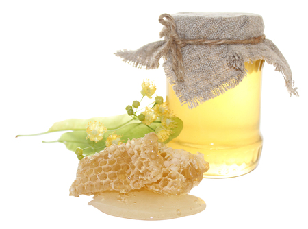Honey is a sweet food made by bees foraging nectar from flowers. The variety produced by honey bees is the one most commonly referred to, as it is the type of honey collected by most beekeepers and consumed by people.の写真素材