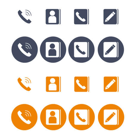 Set of flat icons vector for web design and mobile. EPS 10. Vector illustrationのイラスト素材