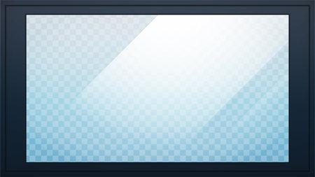 Emplate for photo, portrait, album. Christmas Festive Background. Gifts on a transparent background Merry Christmas and Happy New Year Colored. Winter Holidays Set Realistic gifts. Vector Illustrationのイラスト素材