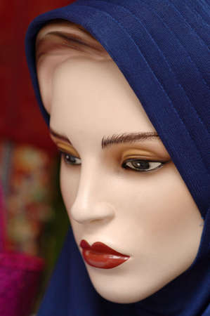 Head shot of a mannequinの写真素材