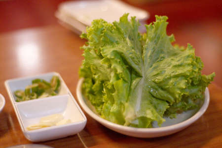 Korean BBQ ingredientsの写真素材