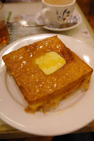 Butter and Toastの写真素材