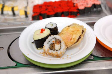 Sushi Carousel の写真素材