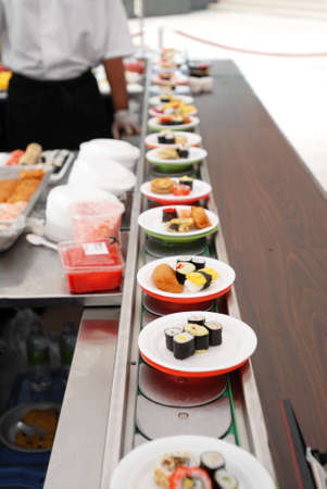 Sushi Carousel の写真素材