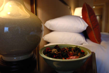 bed sideの写真素材