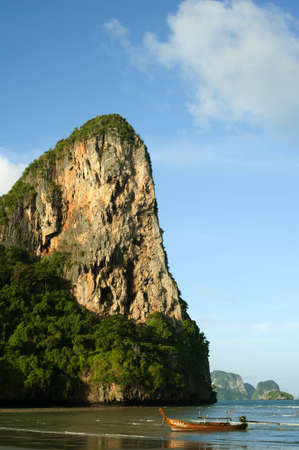 View of limestone cliffのeditorial素材