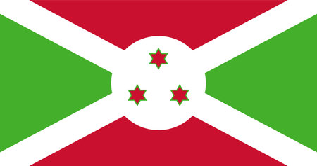 Burundi Flag Illustrationのイラスト素材