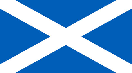 Scotland Flag Illustrationのイラスト素材