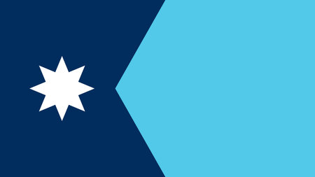 Minnesota US State Flag Vector Illustrationのイラスト素材