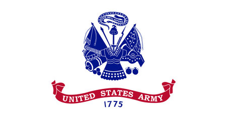 United States Army Flag Vector Illustration Premium Qualityのイラスト素材
