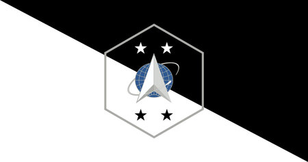 Chief Master Sergeant of the Space Force Flag Vector Illustration Premium Qualityのイラスト素材