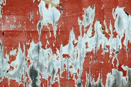 Old and Peeling Paint On Sign