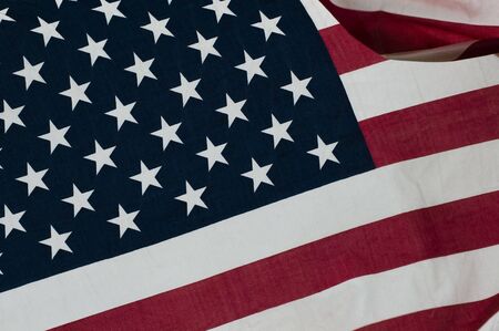 Close-up Of American Flagの写真素材
