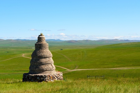 Grassland in Hulun Buir League of Inner-Mongolia, Chinaの写真素材