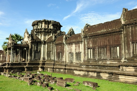 Angkor wat temple in the Angkor Area, Siem Reap, Cambodiaの写真素材