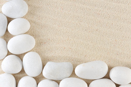 Stones group on the sandの写真素材