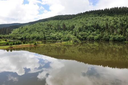 Shangri-la national park landscape in Yunnan province, Chinaの写真素材