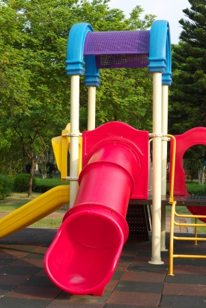 Slide board in the amusement parkのeditorial素材