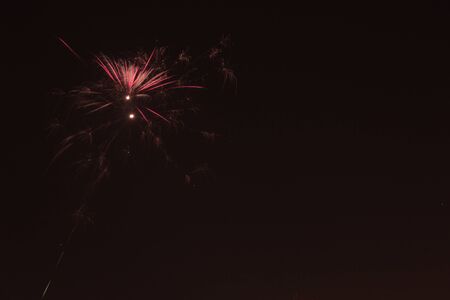 small fireworksの写真素材