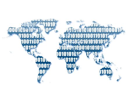 Binary mapの写真素材
