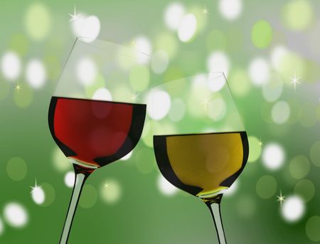 celebration glassesの写真素材