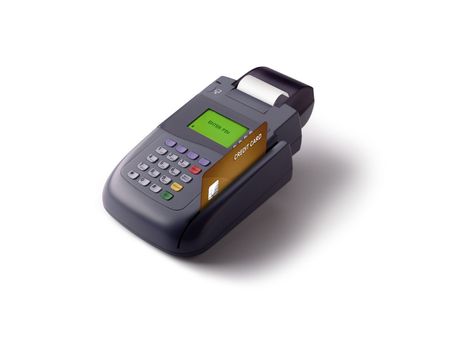 credit card swipeの写真素材