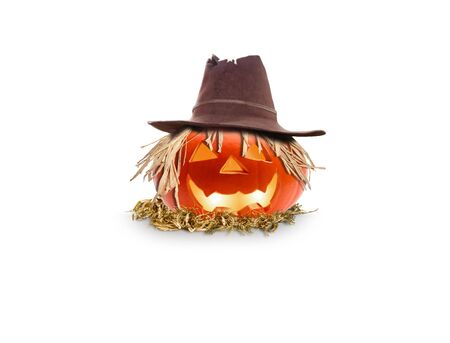Pumpkin Scarecrowの写真素材