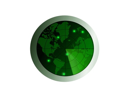 Radar surveillanceの写真素材