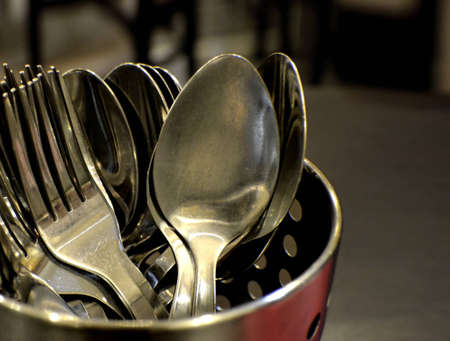 forks and spoons
