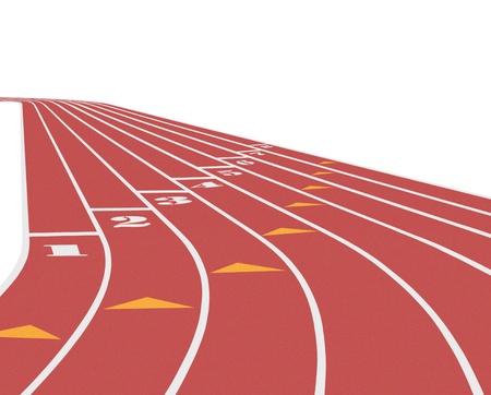 Running trackの写真素材