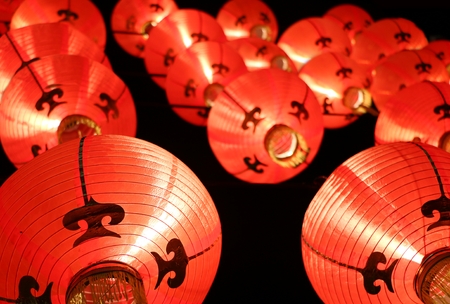 Chinese New Year decoration- Tang Lungの写真素材