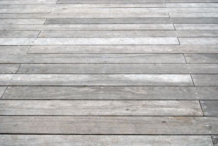 Old grey boardwalk