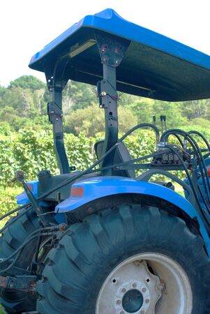 Tractor at farmの写真素材