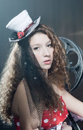 Very nice portrait of a young girlの写真素材