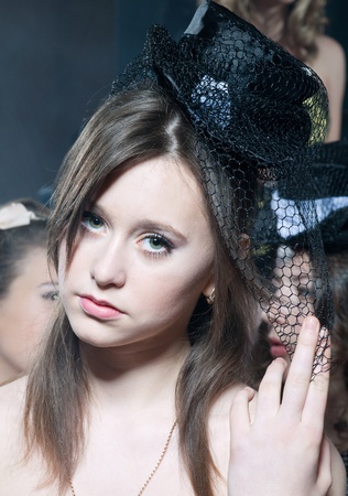 Very nice portrait of a young girlの写真素材