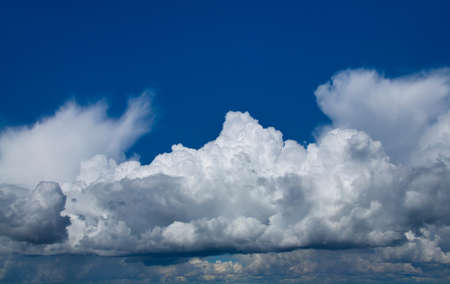 Beautiful clouds on blue sky