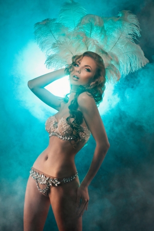 Beautiful dancer from a musicalの写真素材
