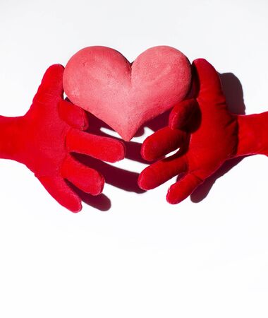 Original background with stone heart for valentineの写真素材