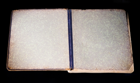 Old book on black backgroundの写真素材