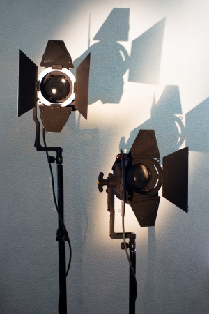 Beautiful shot of light equipmentの写真素材