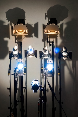 Beautiful shot of light equipment の写真素材