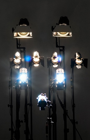 Beautiful shot of light equipmentの写真素材