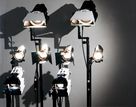 Beautiful shot of light equipment の写真素材